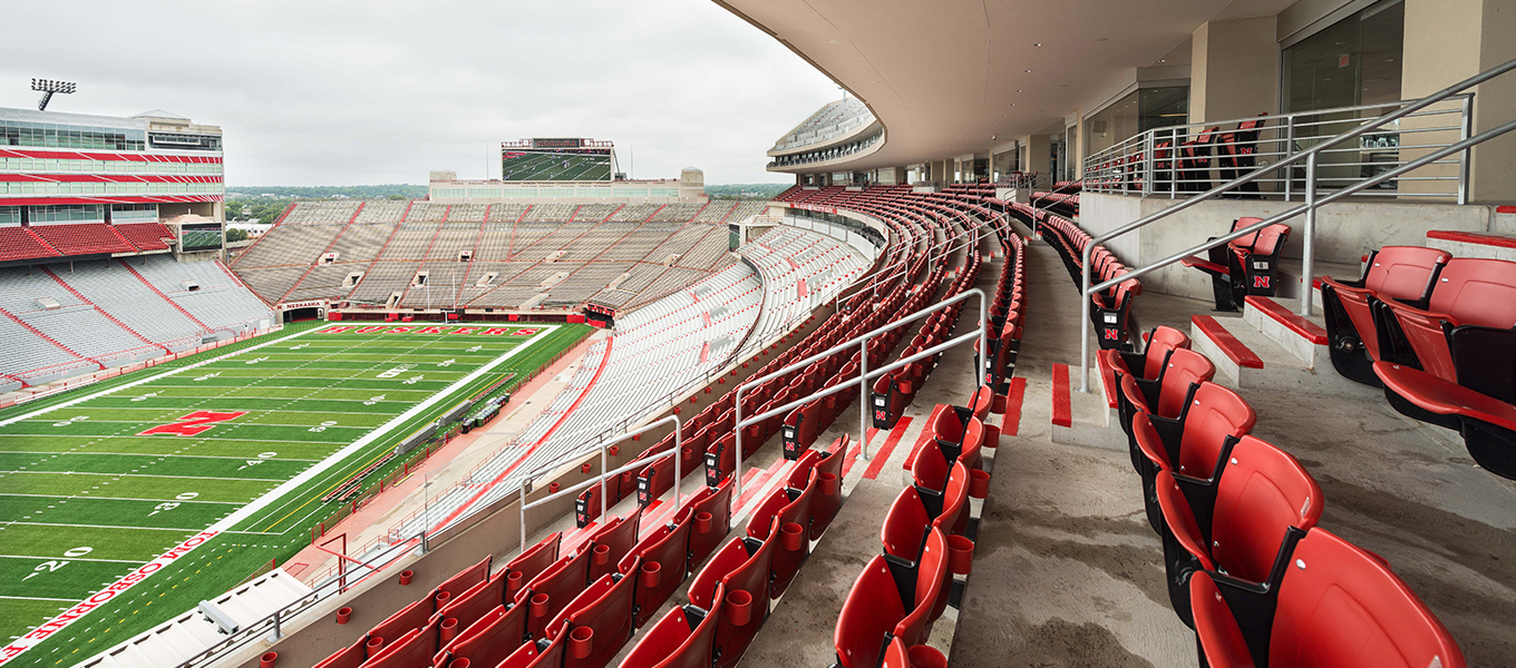 Memorial Stadium East Sideline Improvements University of Nebraska