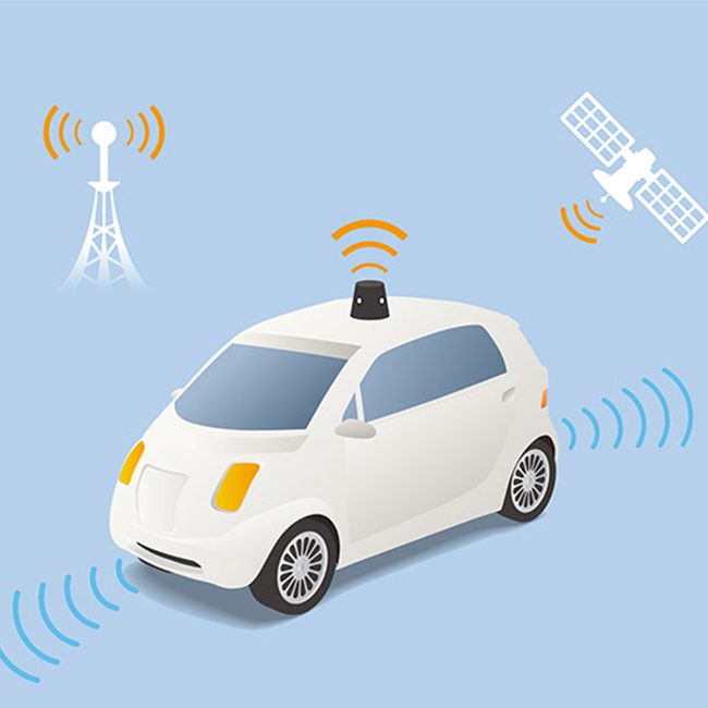 automated and connected vehicles icon