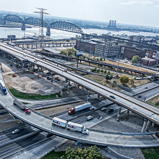 Poplar Street Bridge Interchange