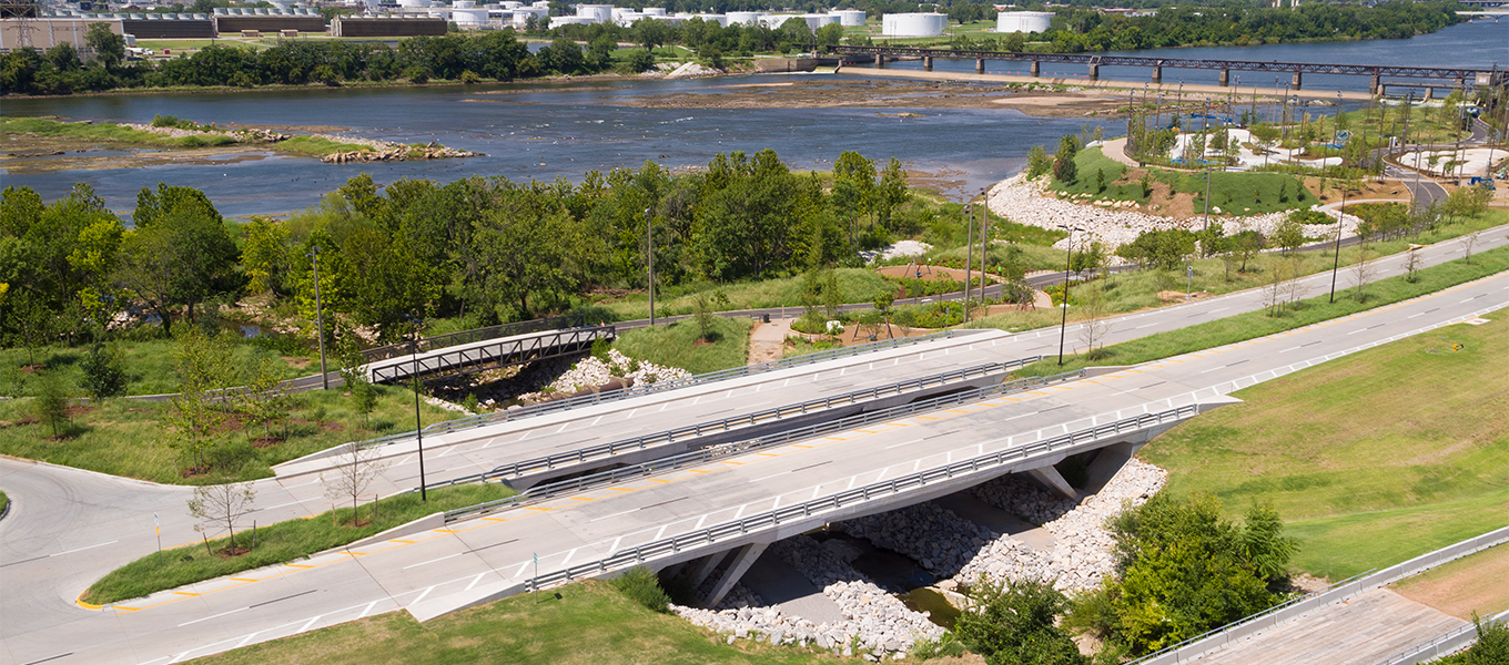 Riverside Drive and Gathering Place