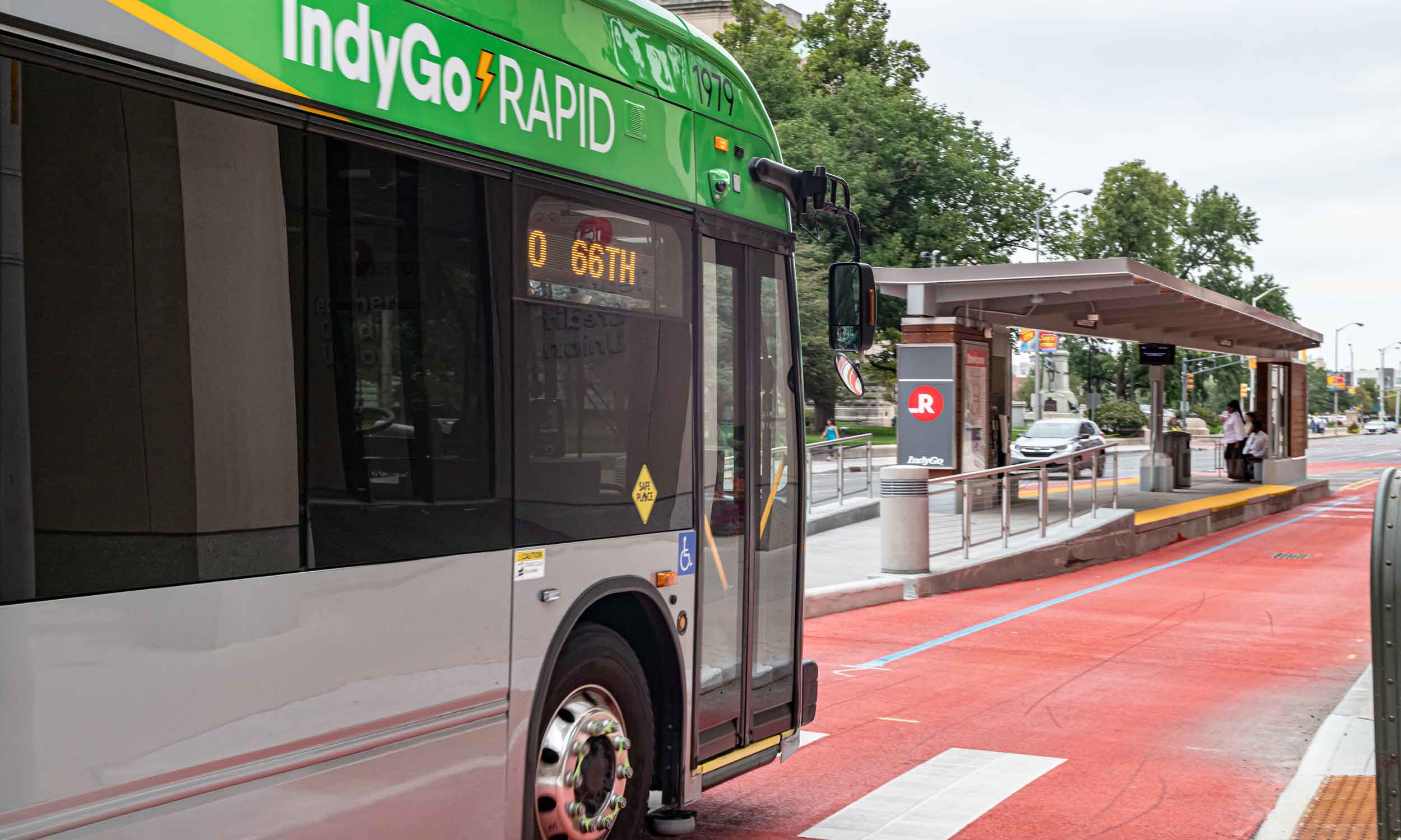 IndyGo Red Line Bus