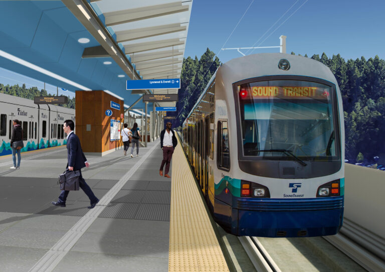 Mountlake Terrace Station Lynnwood Link Extension HNTB