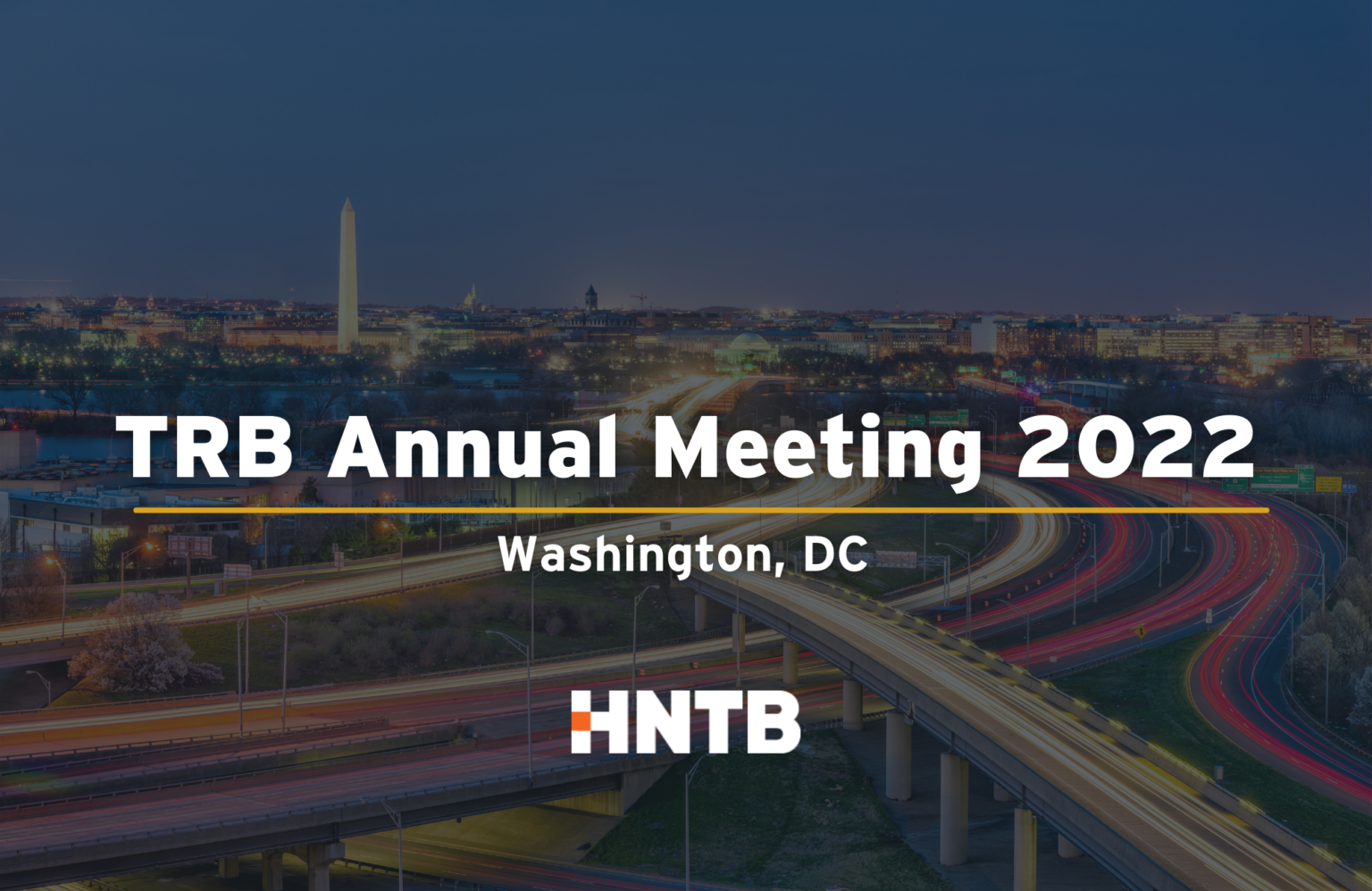 TRB 2022 Annual Conference HNTB