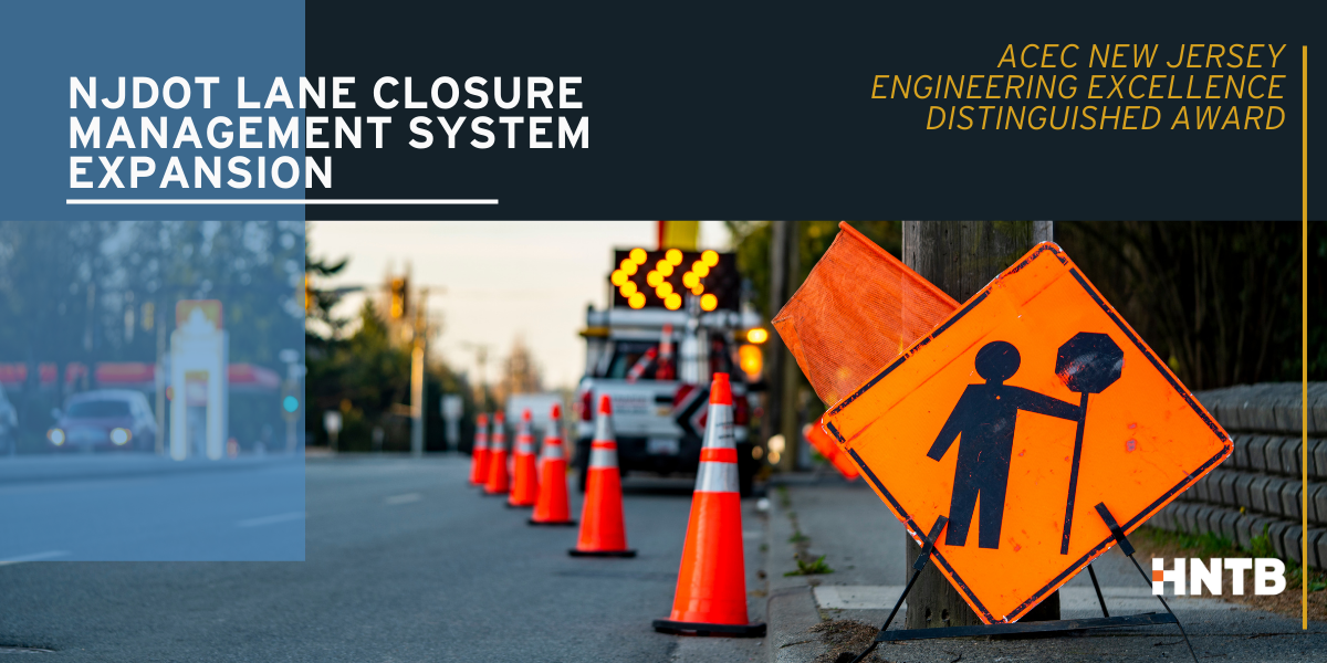 HNTB lane management system for New Jersey DOT recognized for