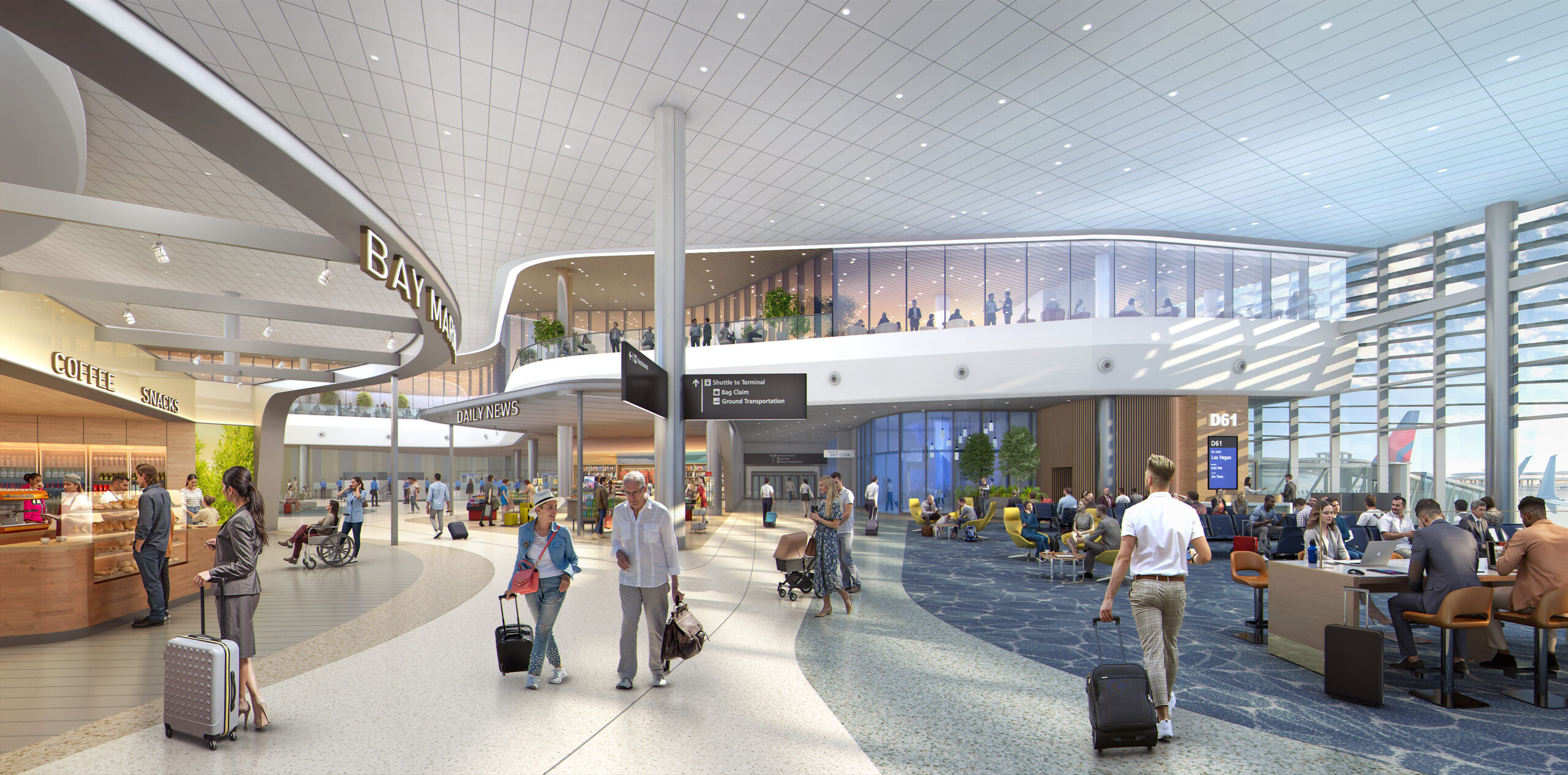 Tampa International Airport Airside D Rendering