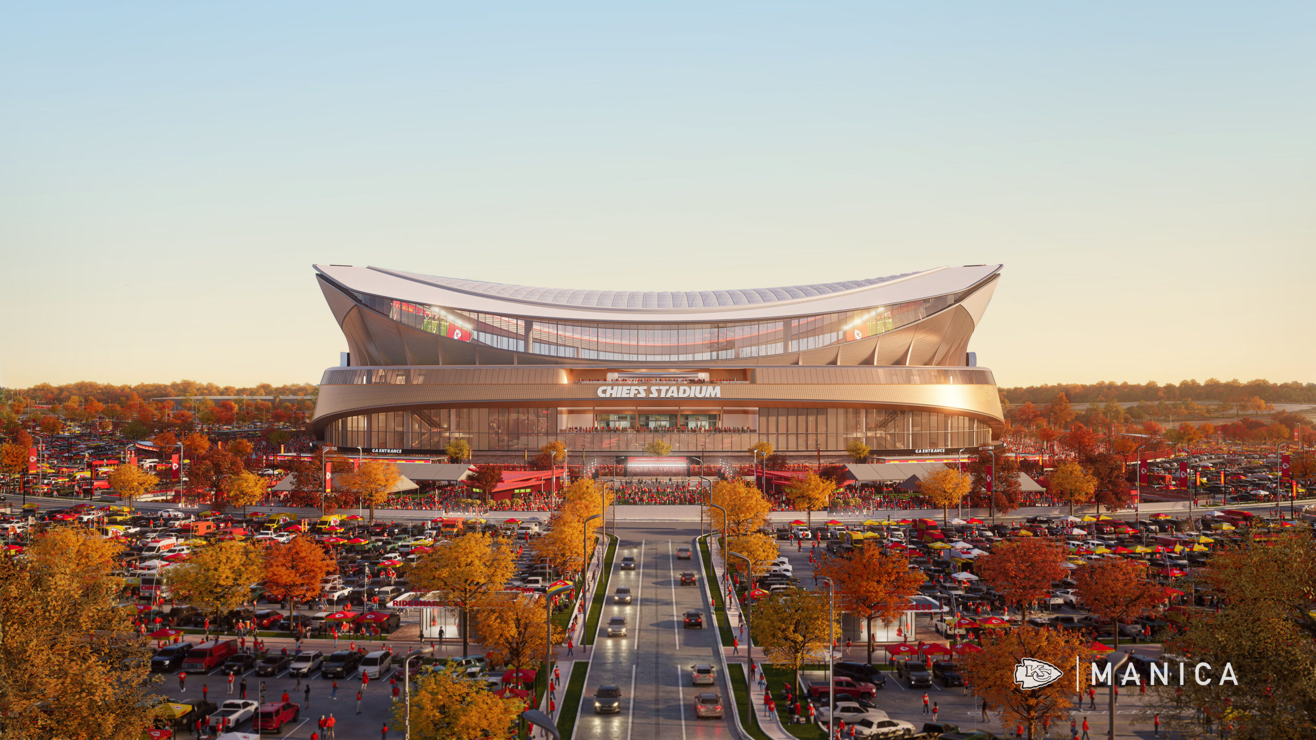 Kansas City Chiefs New Stadium Rendering