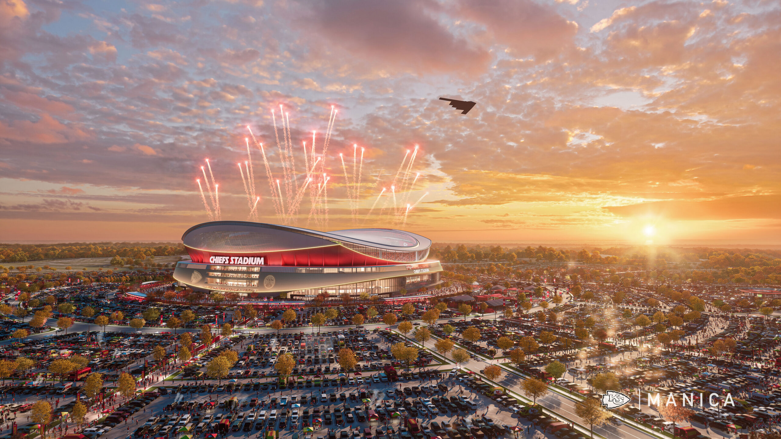 Kansas City Chiefs New Stadium Rendering