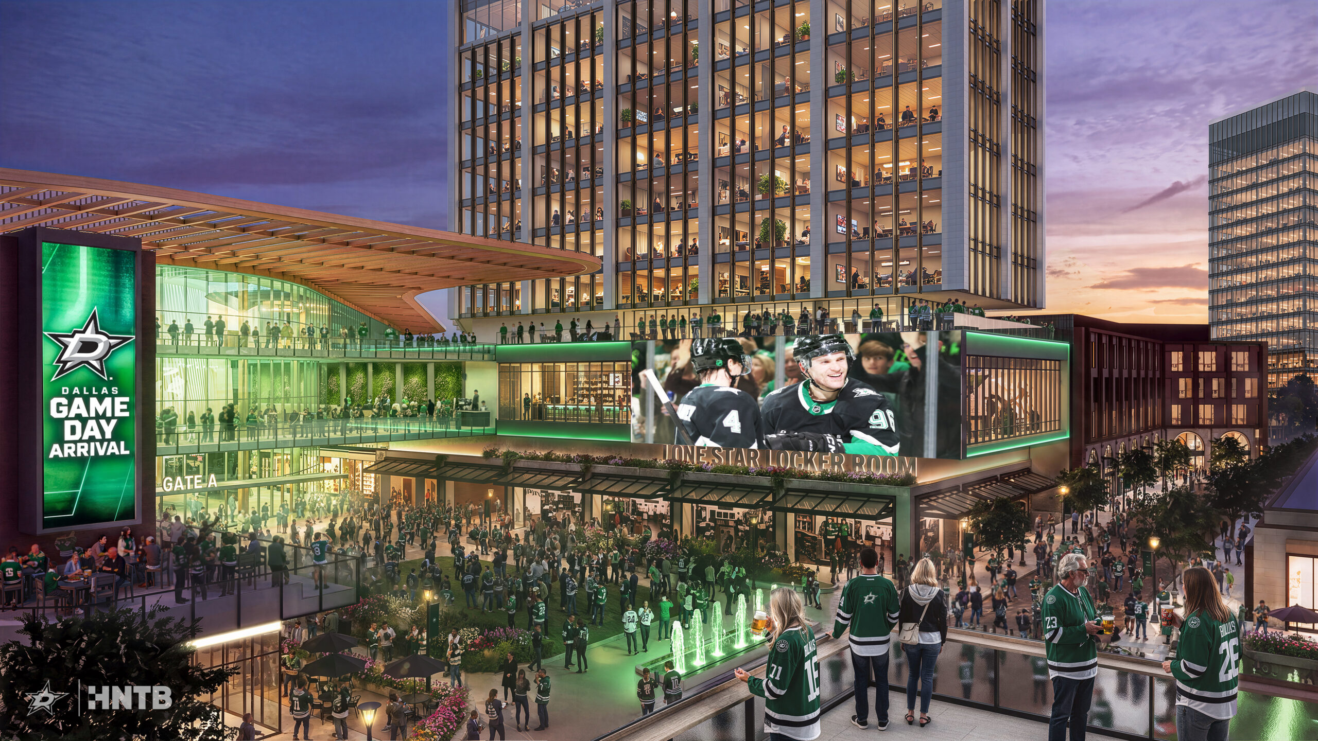 Dallas Stars new arena rendering
